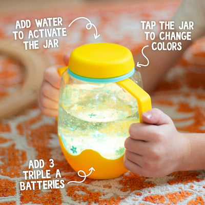 Sensory Play Jar Frosty Blue