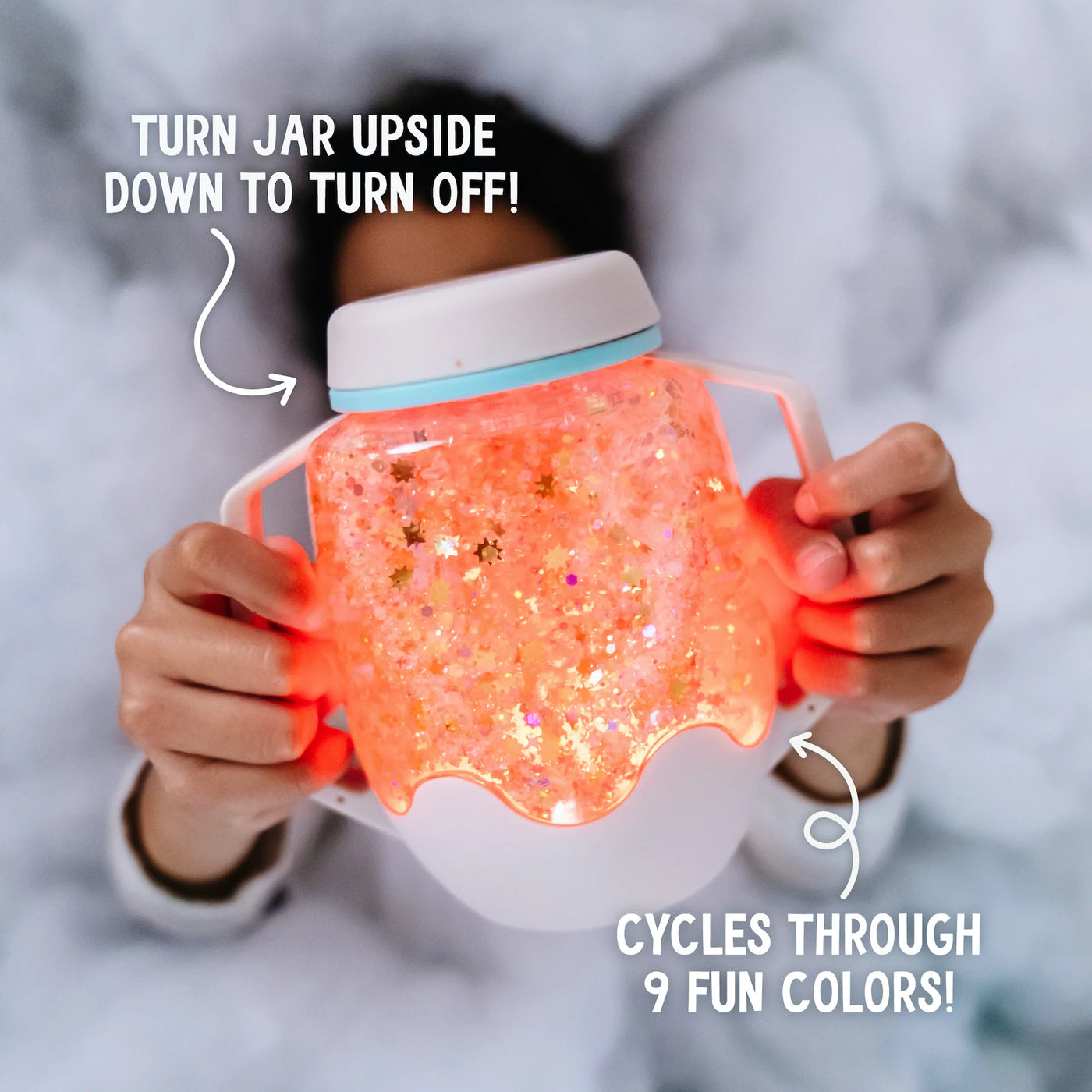 Sensory Play Jar Frosty Blue