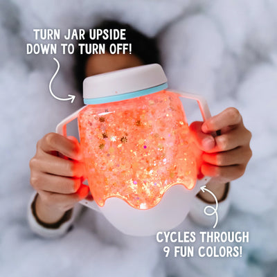 Sensory Play Jar Frosty Blue