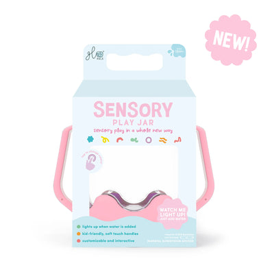 Sensory Play Jar Bubblegum Pink