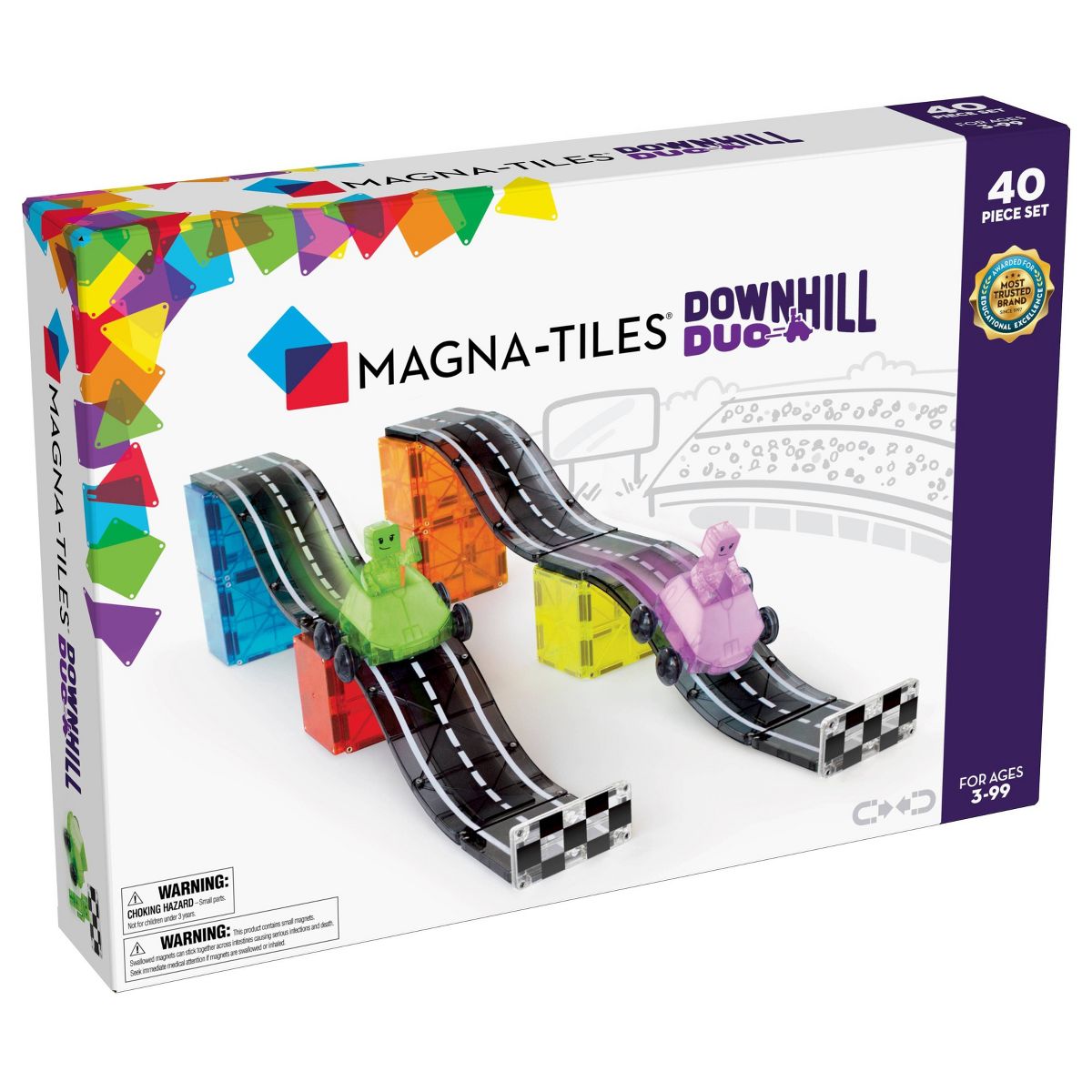 Magnatiles Downhill Duo 40-Piece Set
