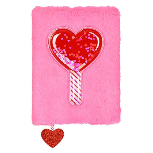 Hearts Lollipops Furry Journal
