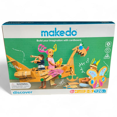 Makedo Discover | 126 Piece Cardboard Construction Toolbox