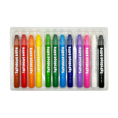 Body Doodlers - Face & Body Crayons - Set of 12