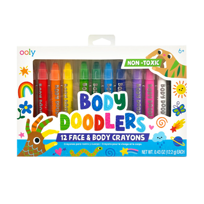 Body Doodlers - Face & Body Crayons - Set of 12