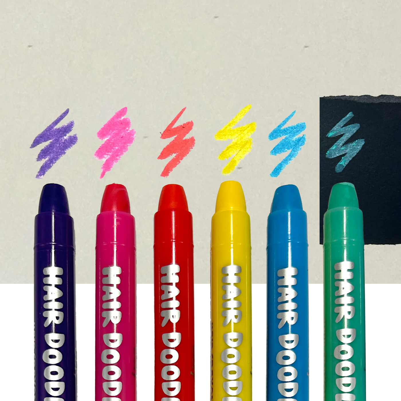 Hair Doodlers Hair Crayons - Set of 6