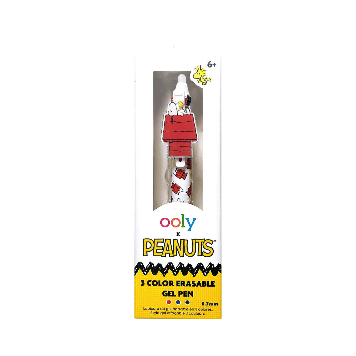 Peanuts 3 Color Erasable Gel Pen