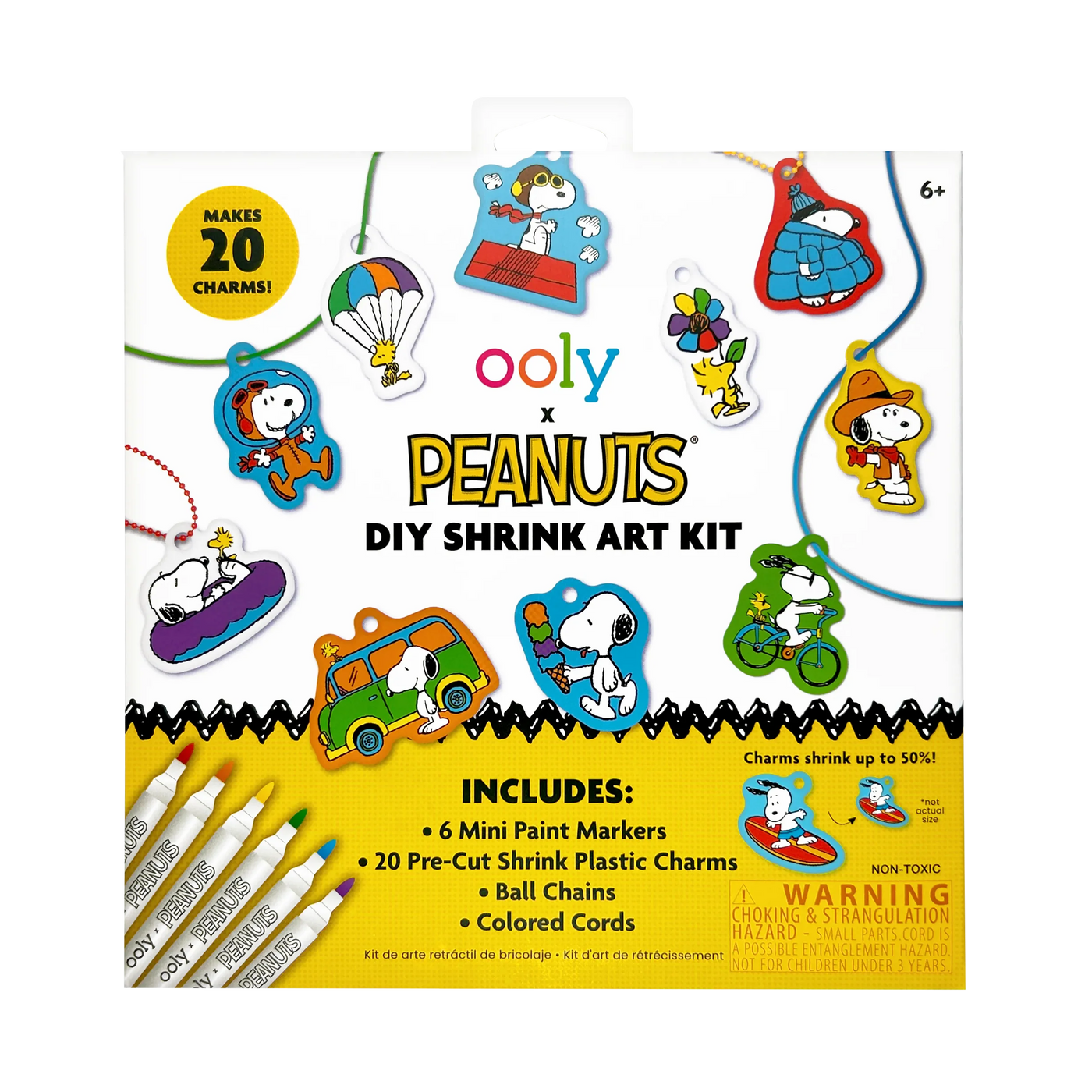 Peanuts DIY Shrink Art Kit