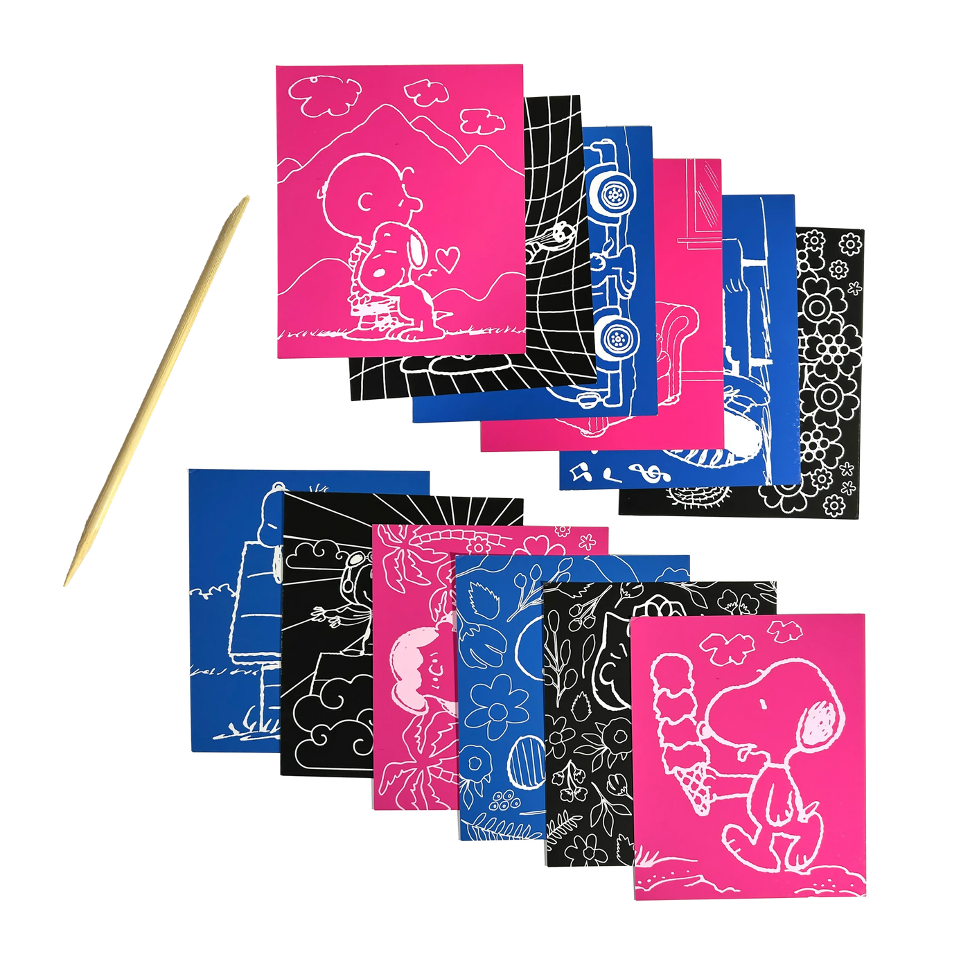 Peanuts Scratch Art Kit