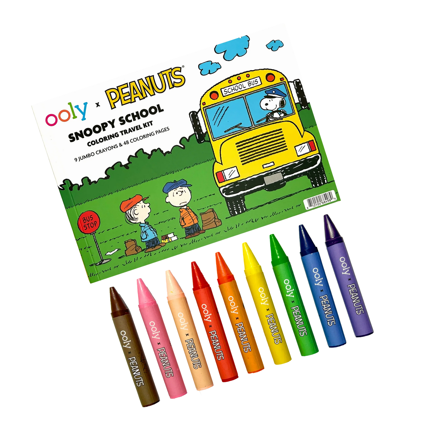 Peanuts Snoopy School Coloring Travel Kit