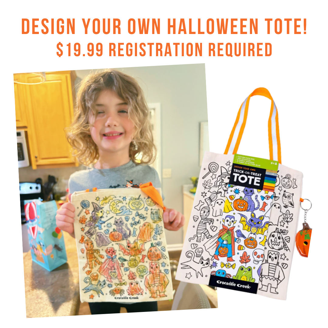 Design Your Own Halloween Tote Bag Event