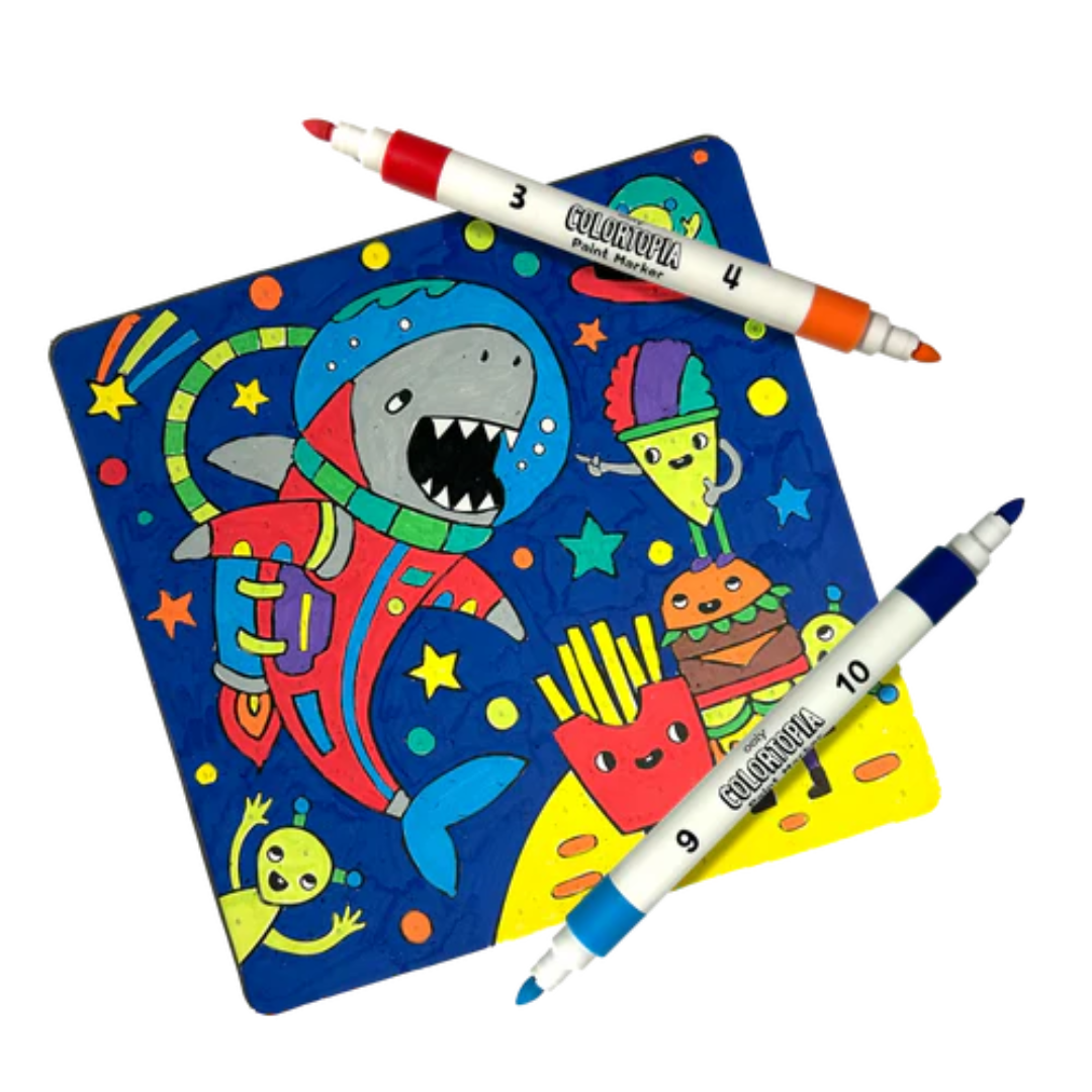 Colortopia Color By Number Kit Epic Adventures