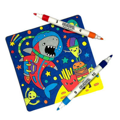 Colortopia Color By Number Kit Epic Adventures
