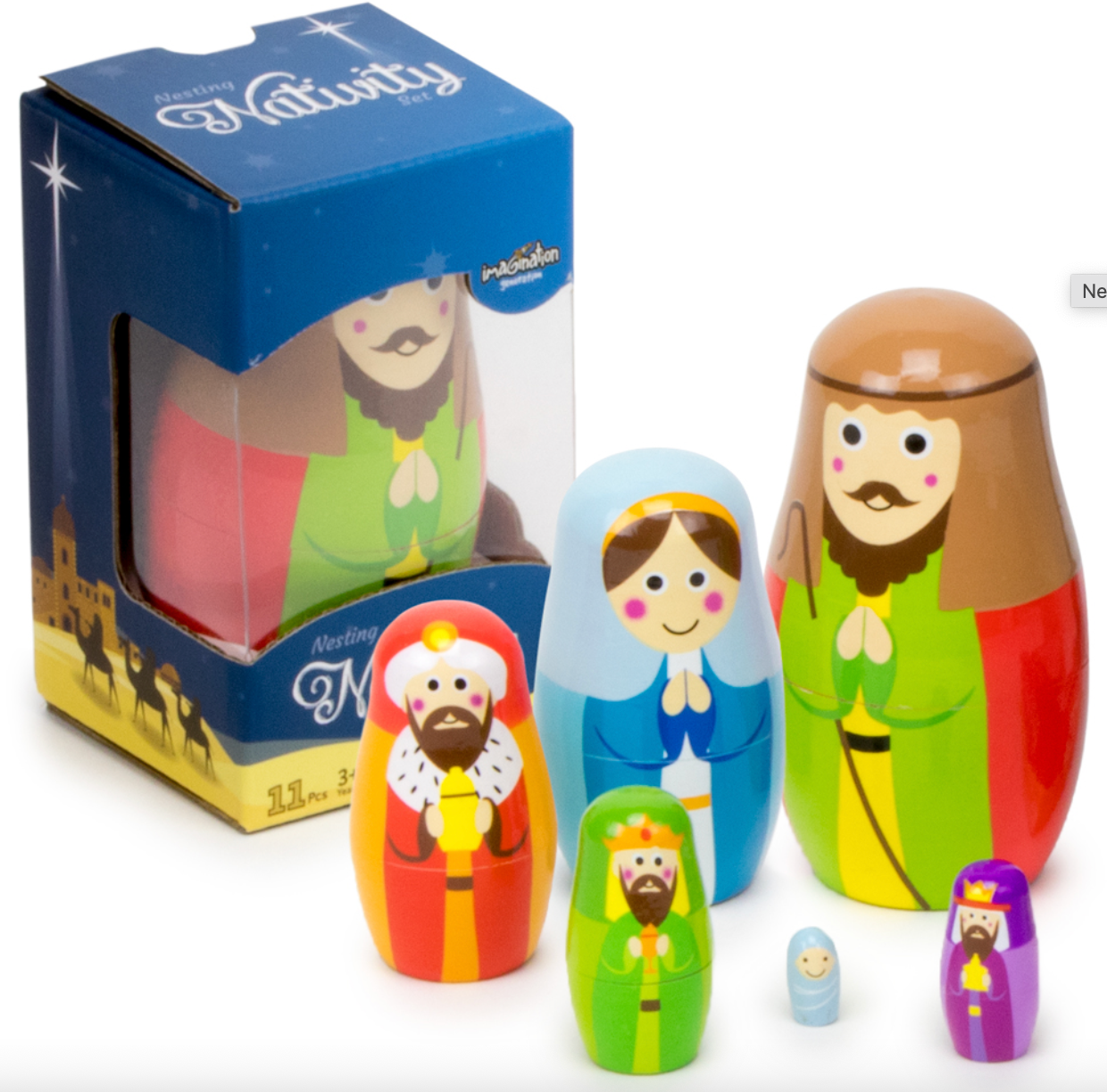 Nesting Nativity Dolls