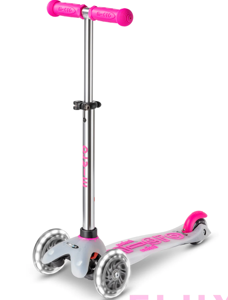 Micro Mini LED Scooter-Pink Flux