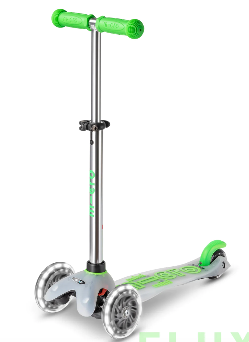 Micro Mini LED Scooter-Green Flux