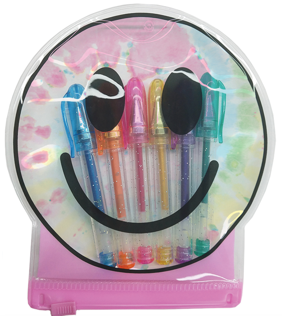 Happy Face Mini Gel Pen Set
