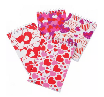 Valentines Notebooks- Pack of 8!