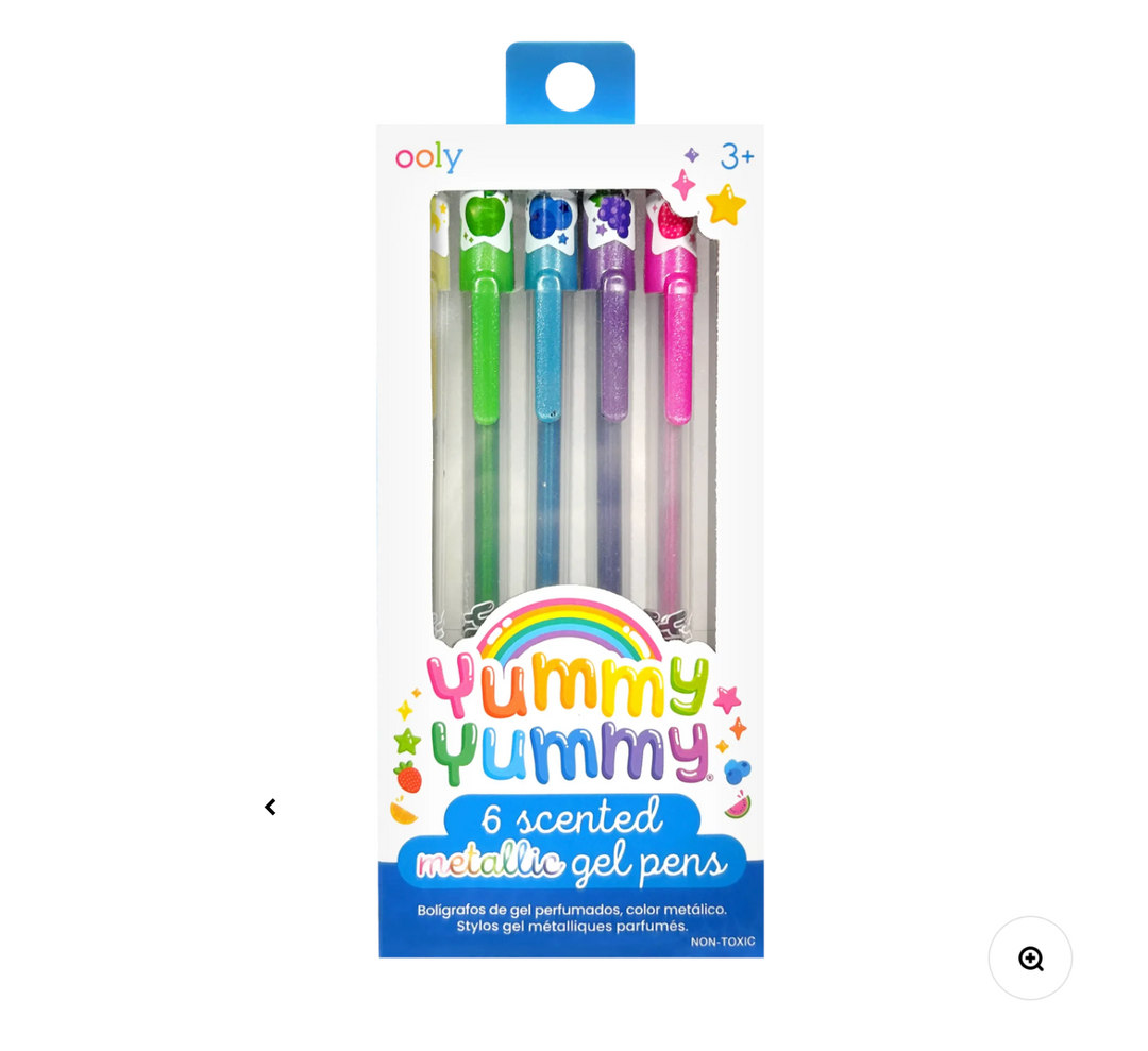 Yummy Yummy Scented Gel Pens Metallic Set of – The Toy
