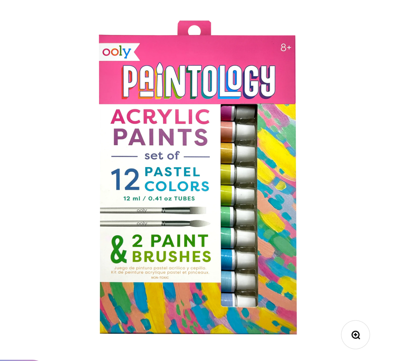 Paintology Acrylic Paints Set - Pastel Colors - Set of 12