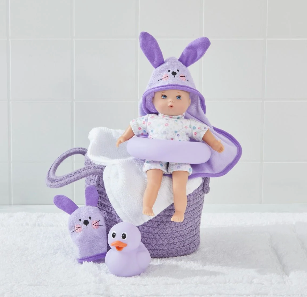 Splash and Play Cutie Purple 8-Inch Doll