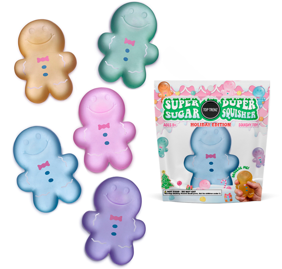 Super Duper Sugar Squishers - Gingerbread Man