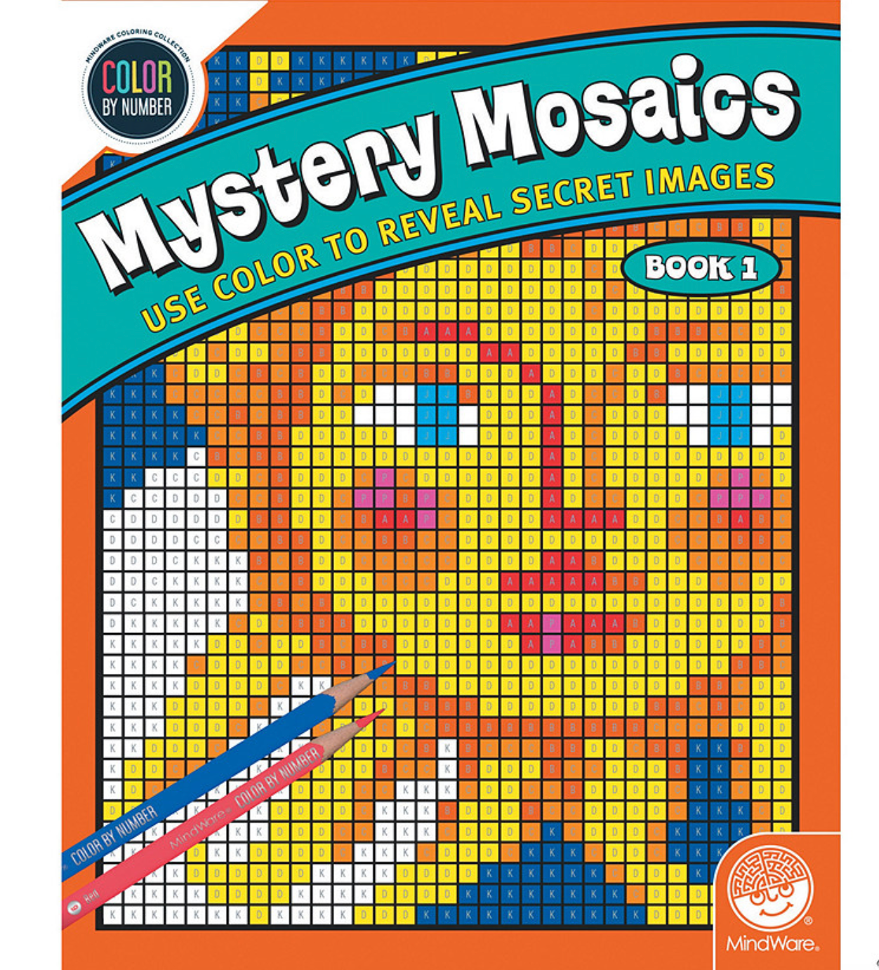 Color By Number Mystery Mosaics: Book 1