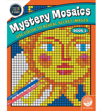 Color By Number Mystery Mosaics: Book 1