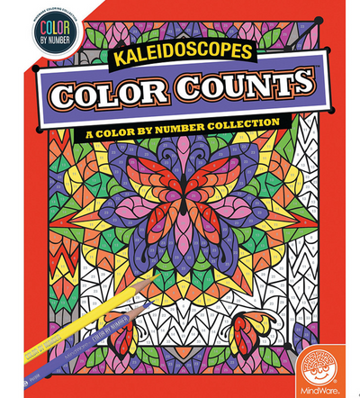 Color by Number Color Counts: Kaleidoscope