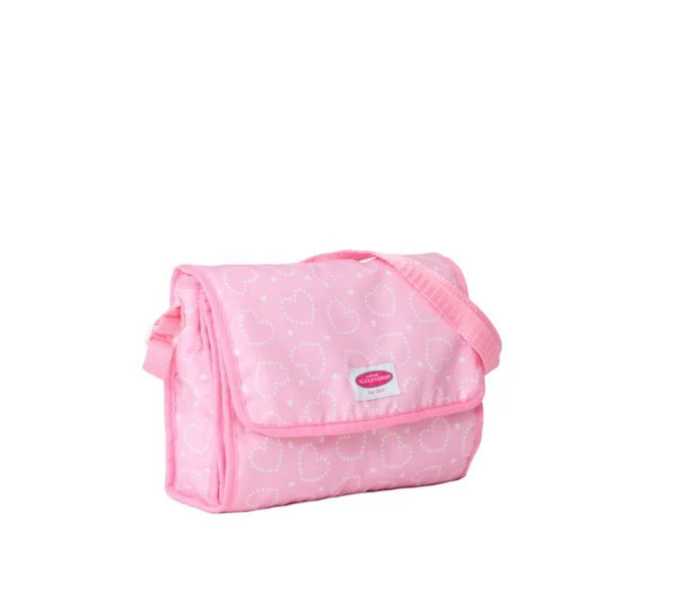 Diaper Bag On-the-Go Essentials, Pink Hearts