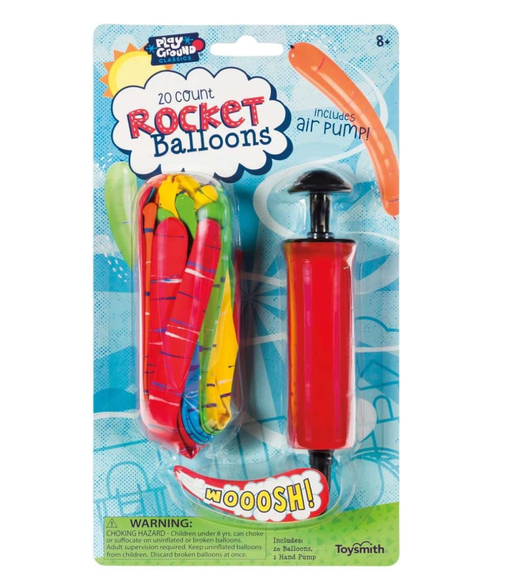 Rocket Balloons- 20 Count Balloons