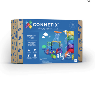 Connetix Rainbow Ball Run Expansion Pack 66 pc