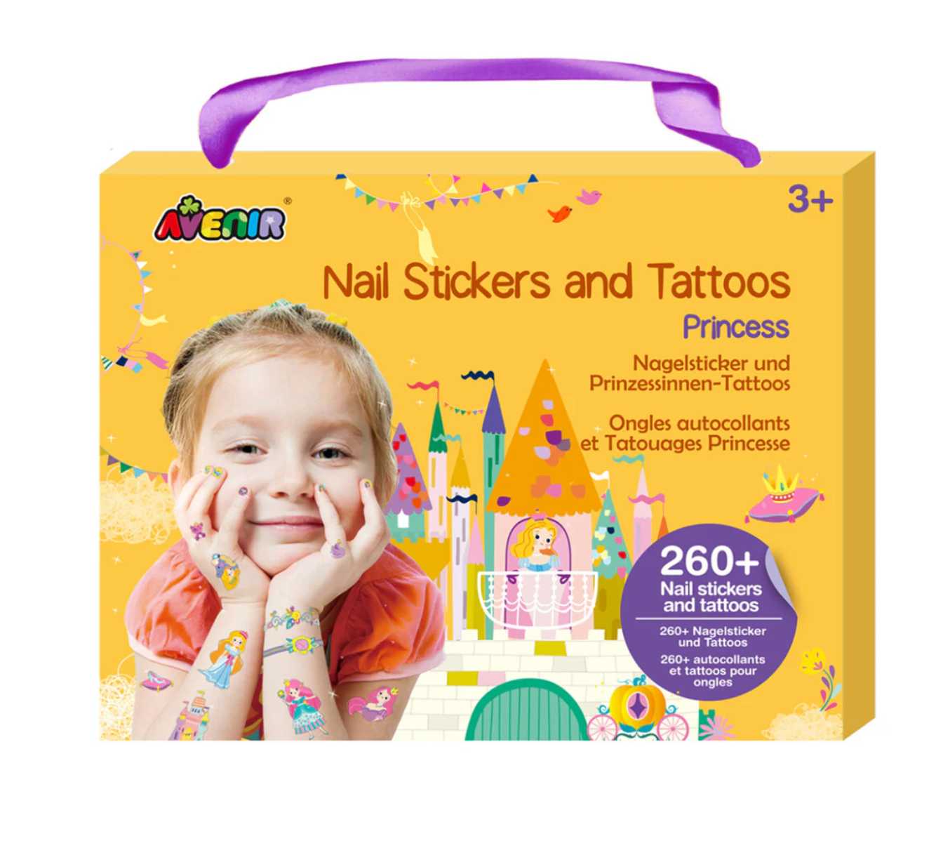 Dam Nail Stickers & Tattoos - Princess