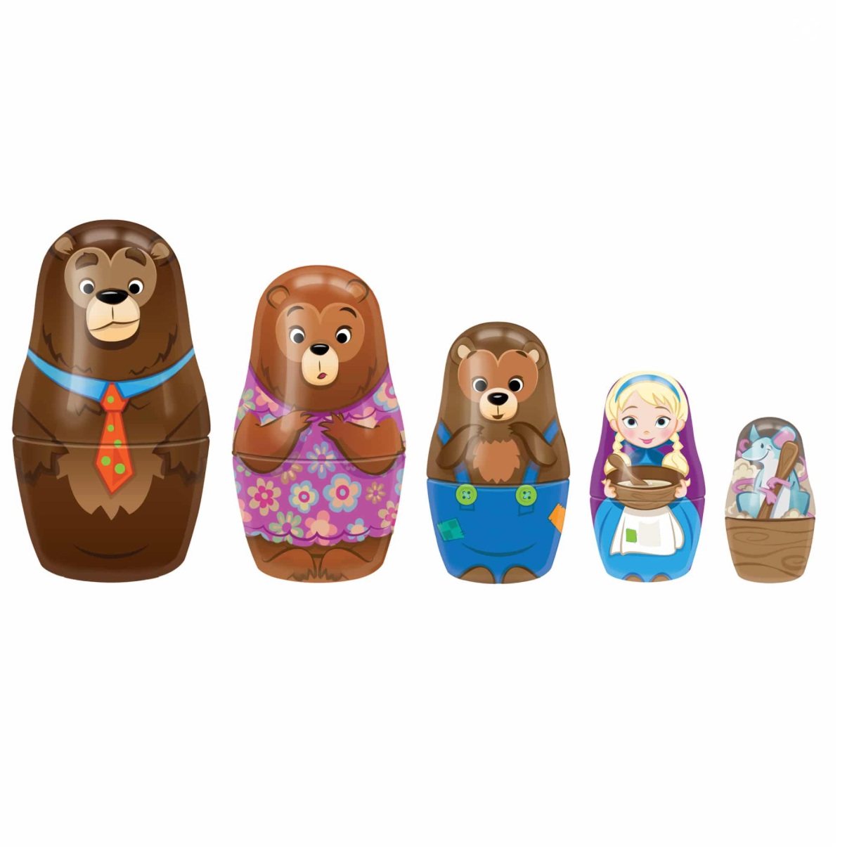 Goldilocks Nesting Dolls