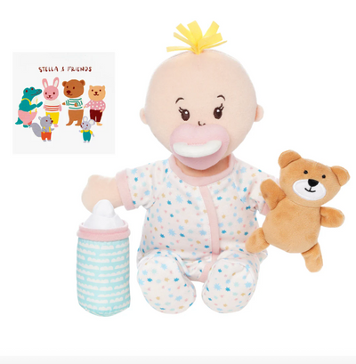Love, Stella Sleepy Time Set Peach Doll with Blonde Tuft