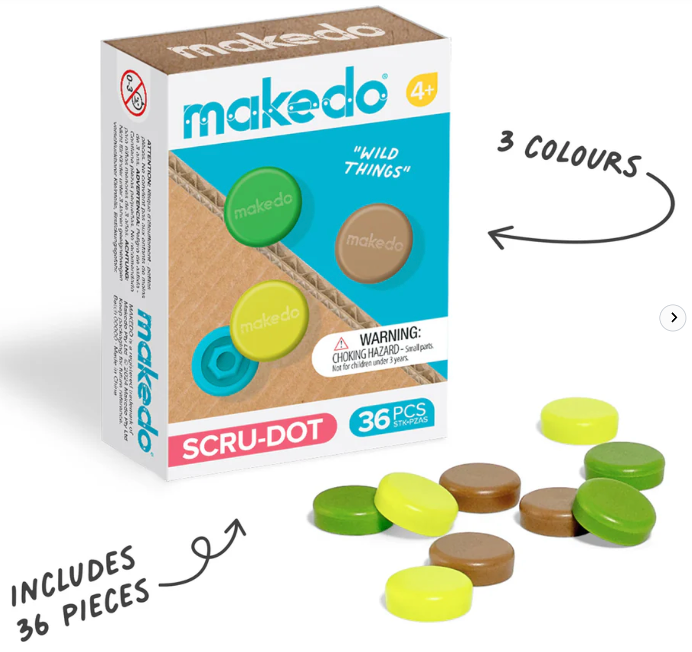 Makedo Scru-Dot- Pick Your Colors!
