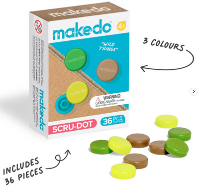 Makedo Scru-Dot- Pick Your Colors!