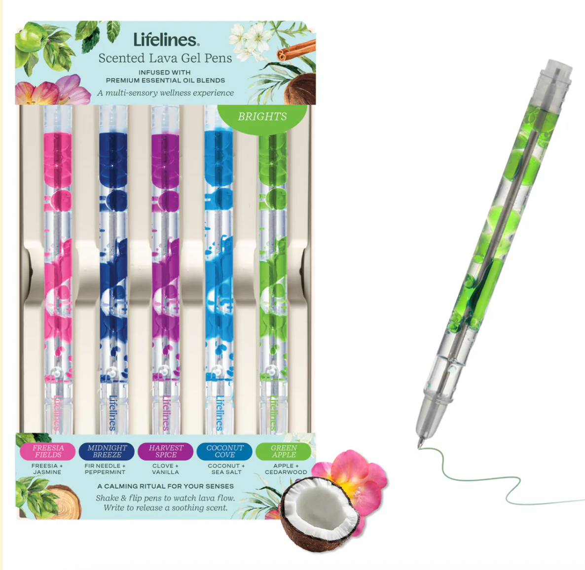 Lifelines Scented Lava Pens Brights