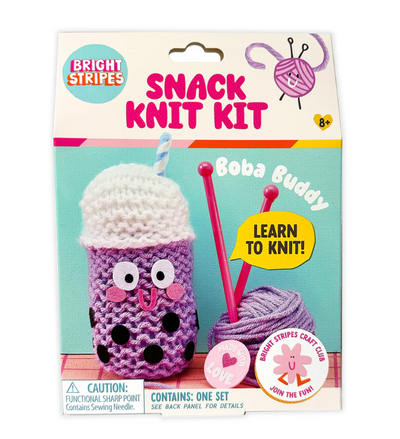 Snack Knit Kit- Boba Buddy