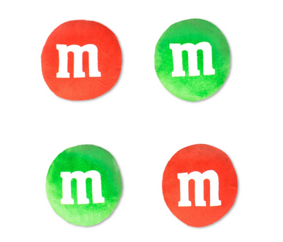 Holiday Red M&M Packaging Plush