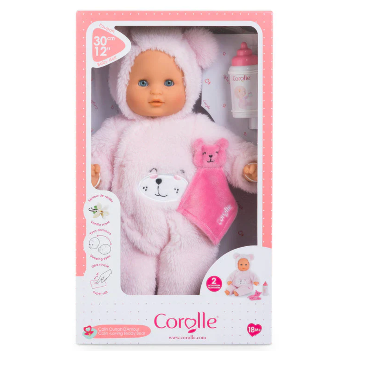 Corolle Calin Loving Teddy Bear Doll