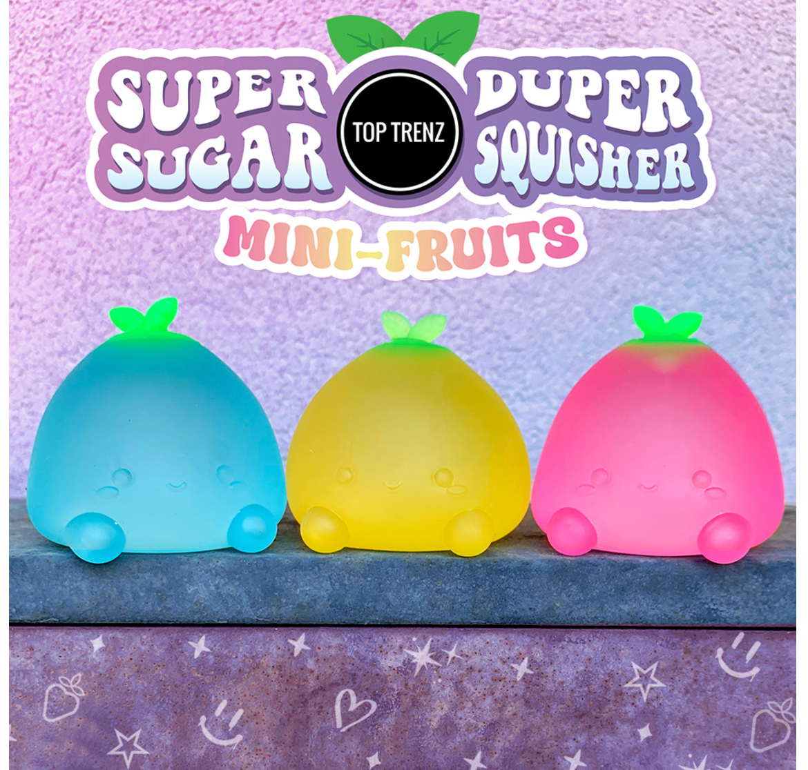 Super Duper Sugar Squisher - Mini Fruit 2 Pack