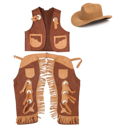 Cowboy Vest & Chaps (Size 7-8)