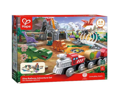 Dinosaur Railway Adventure Train Set
