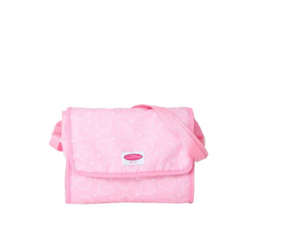 Diaper Bag On-the-Go Essentials, Pink Hearts