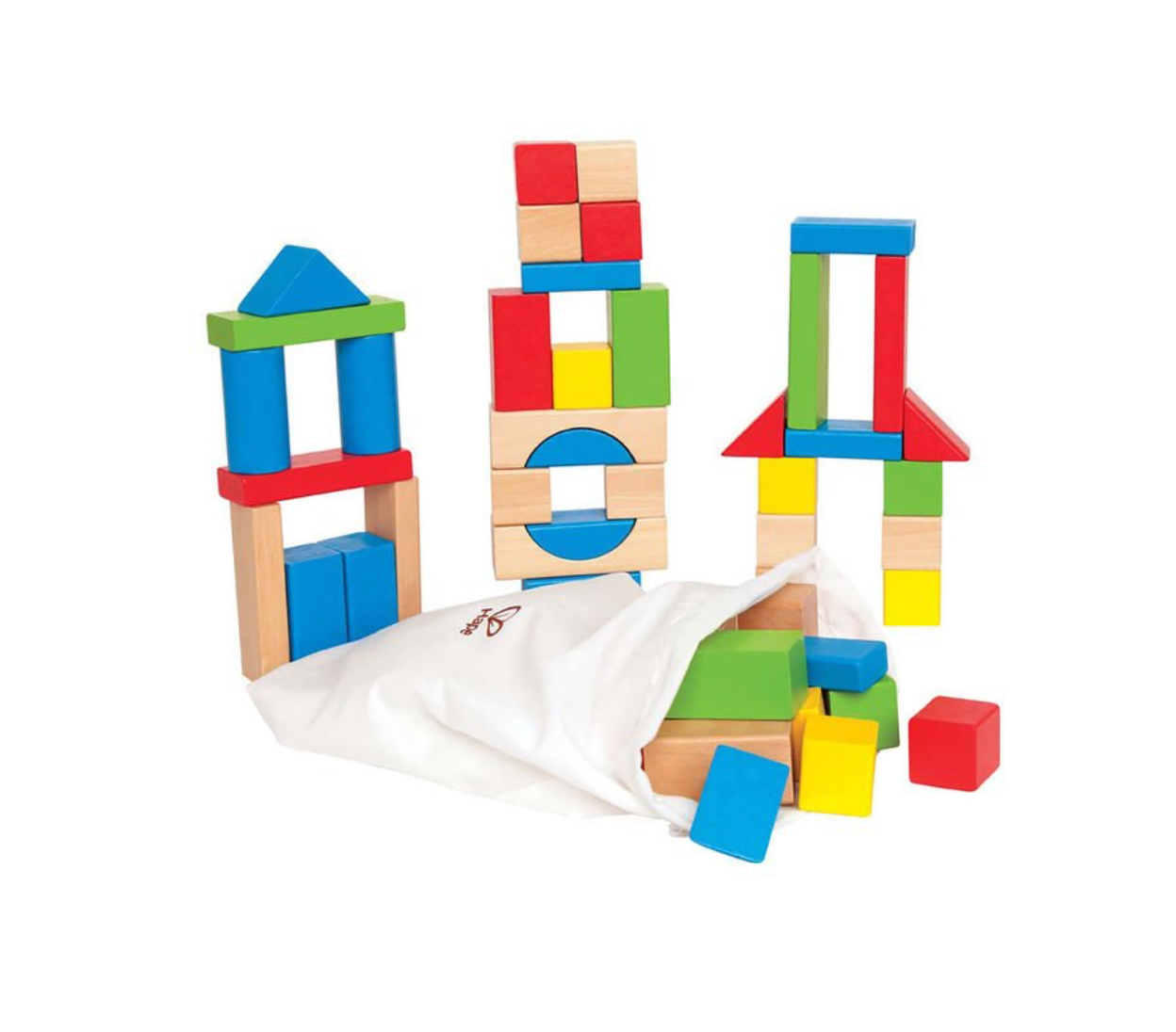 Hape 50pc Maple Block Set