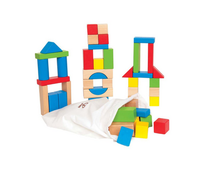 Hape 50pc Maple Block Set
