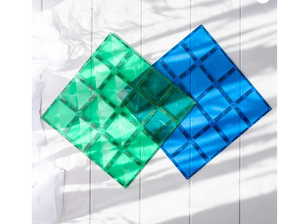 Connetix Mega Base Plates-Blue and Green