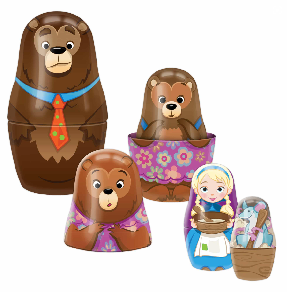 Goldilocks Nesting Dolls