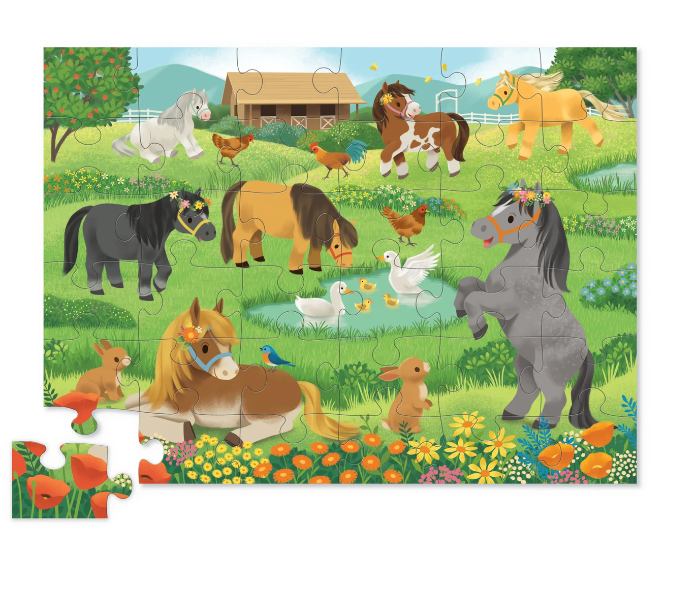 36-Piece Puzzle - Pretty Ponies